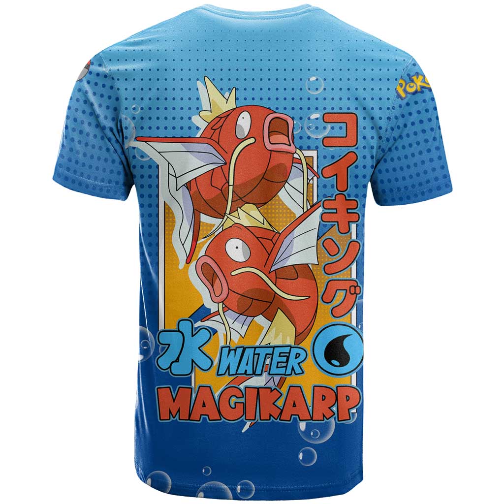 Magikarp from Poké T Shirt with Water Type Power and Splashing Design - The Mazicc