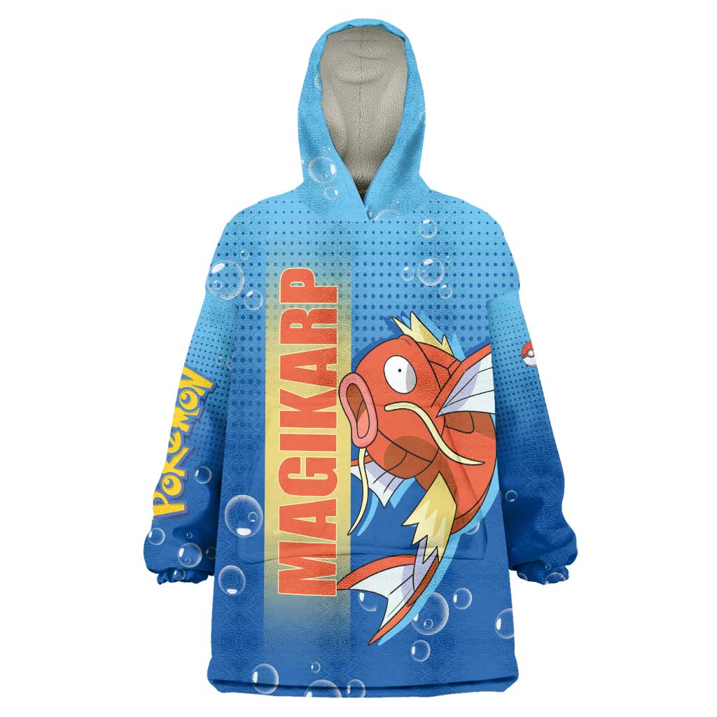 Magikarp from Poké Wearable Blanket Hoodie with Water Type Power and Splashing Design - The Mazicc