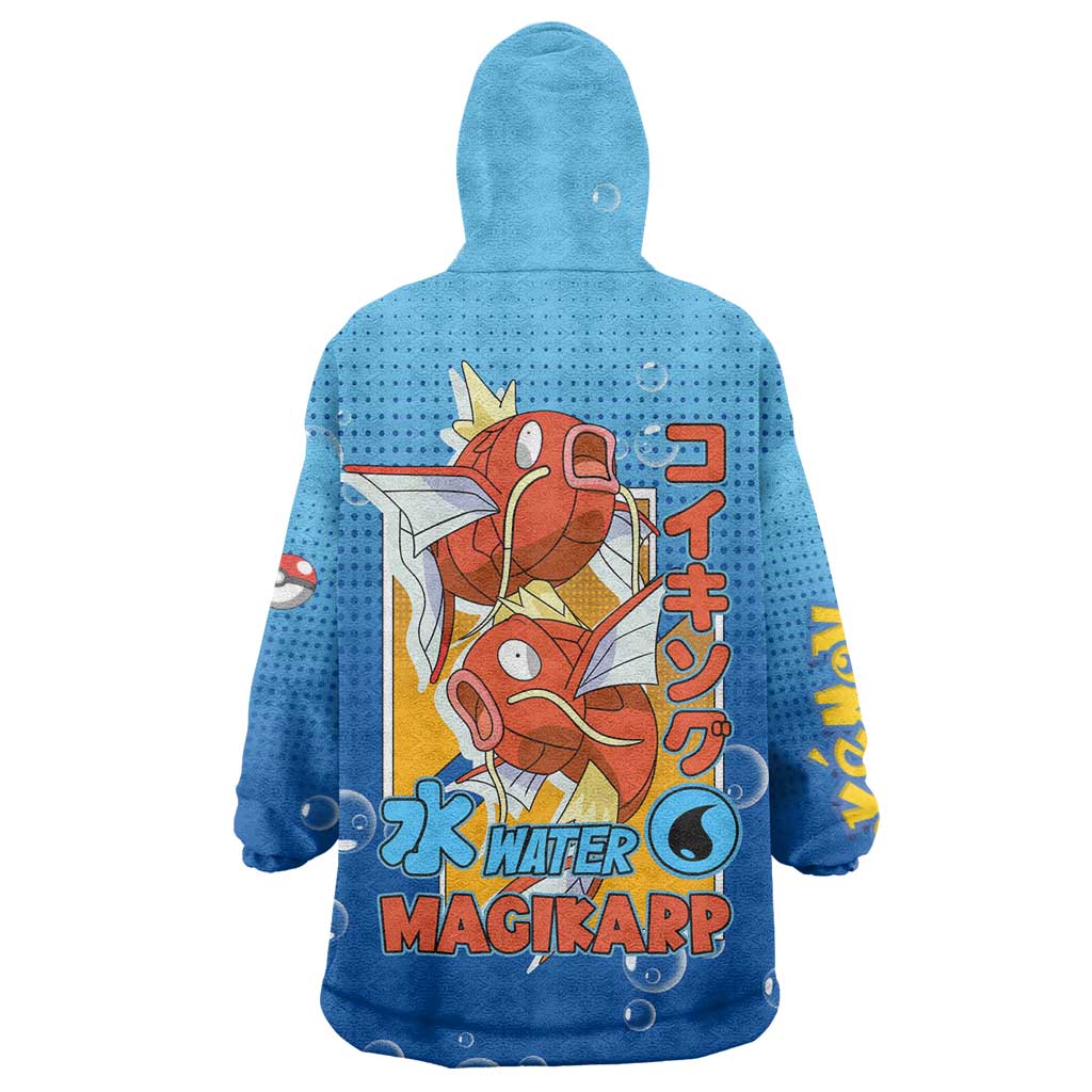 Magikarp from Poké Wearable Blanket Hoodie with Water Type Power and Splashing Design - The Mazicc