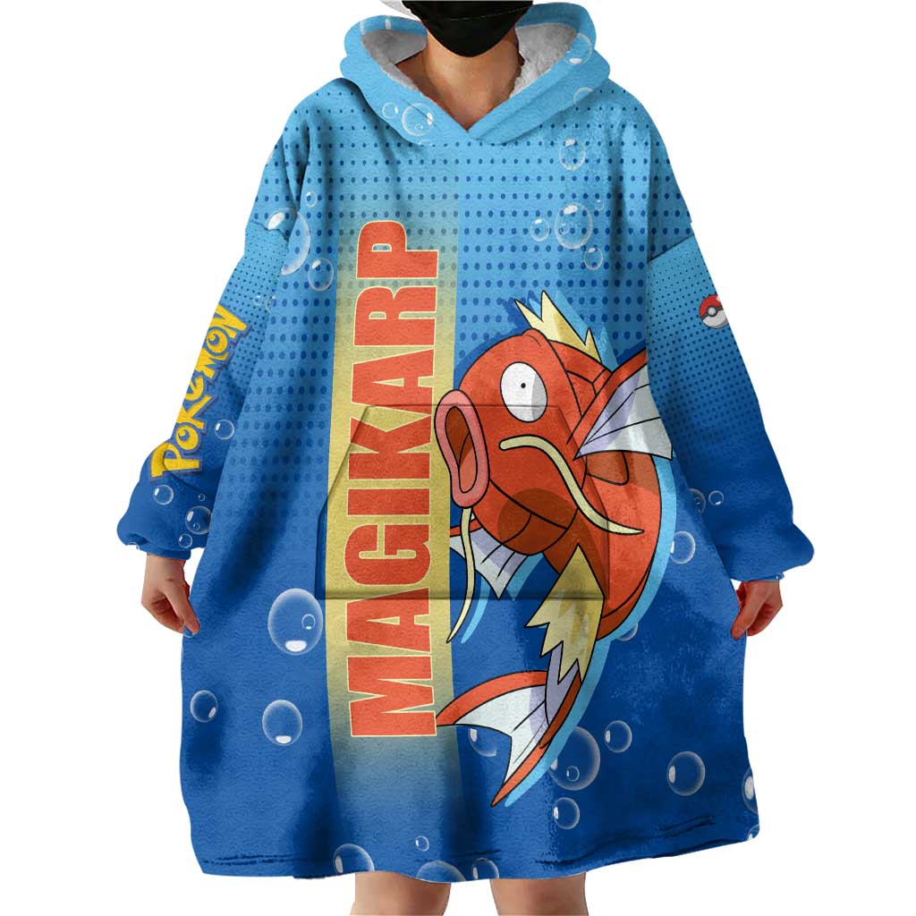 Magikarp from Poké Wearable Blanket Hoodie with Water Type Power and Splashing Design - The Mazicc