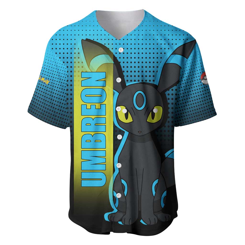 Umbreon from Poké Baseball Jersey with Dark Type Power and Stylish Design - The Mazicc
