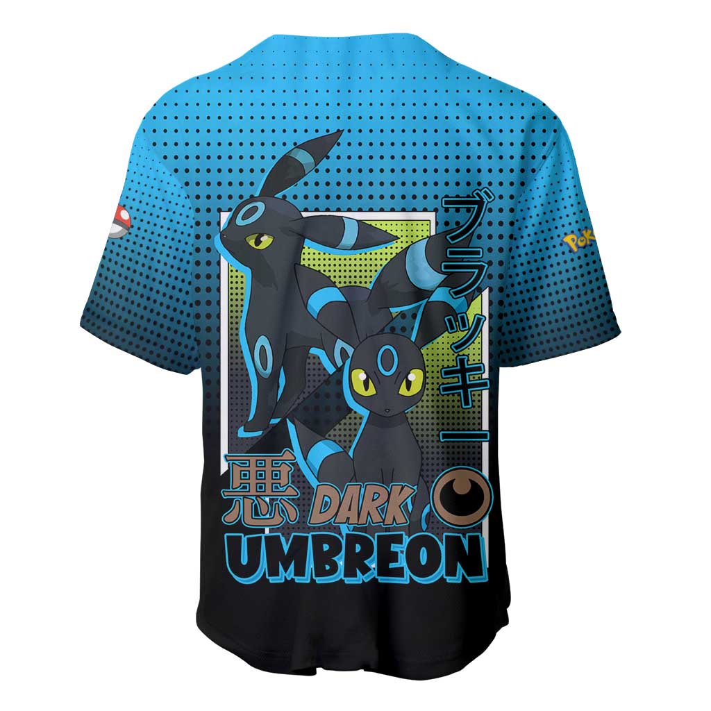 Umbreon from Poké Baseball Jersey with Dark Type Power and Stylish Design - The Mazicc
