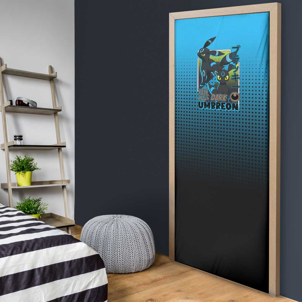 Umbreon from Poké Door Cover with Dark Type Power and Stylish Design - The Mazicc