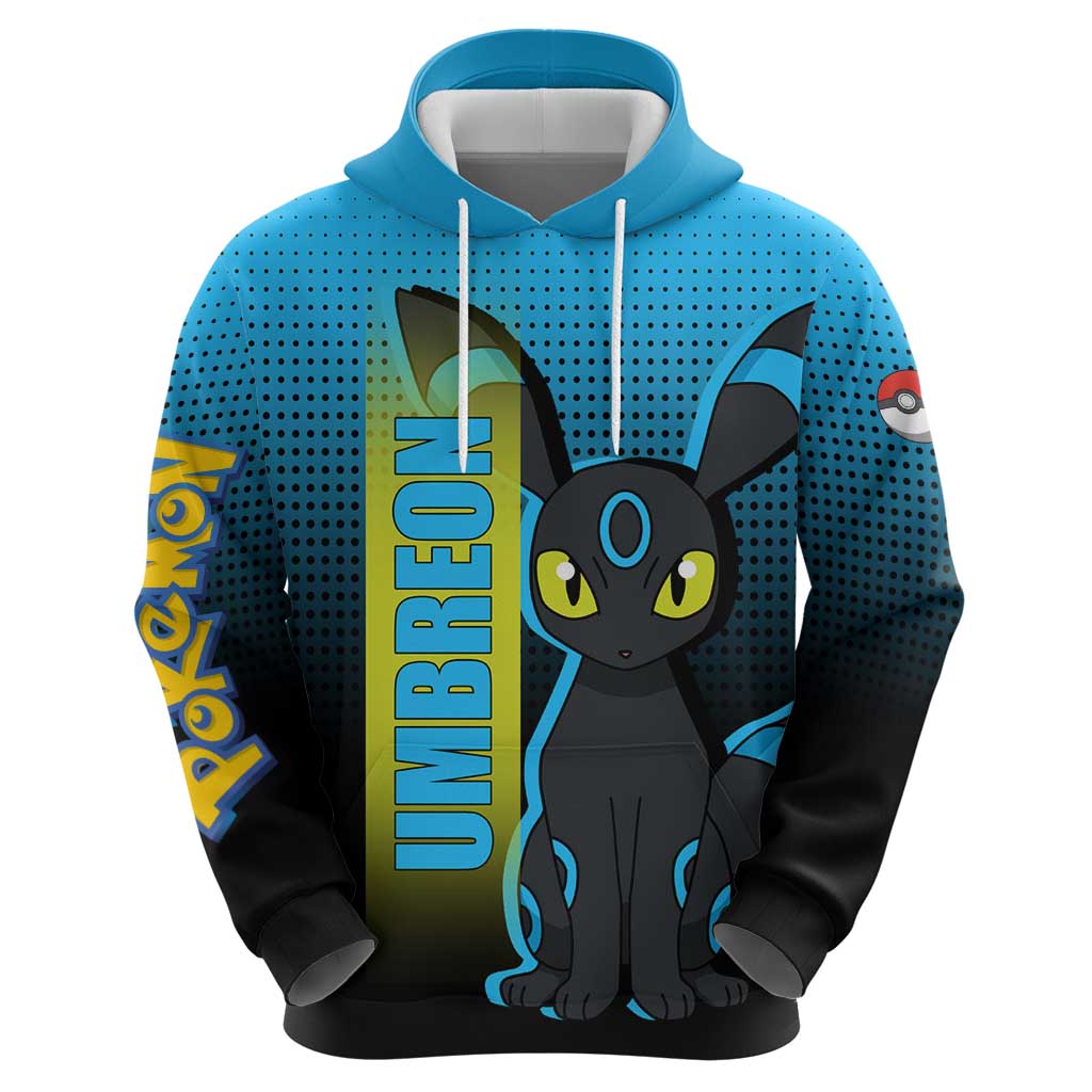 Umbreon from Poké Hoodie with Dark Type Power and Stylish Design - The Mazicc