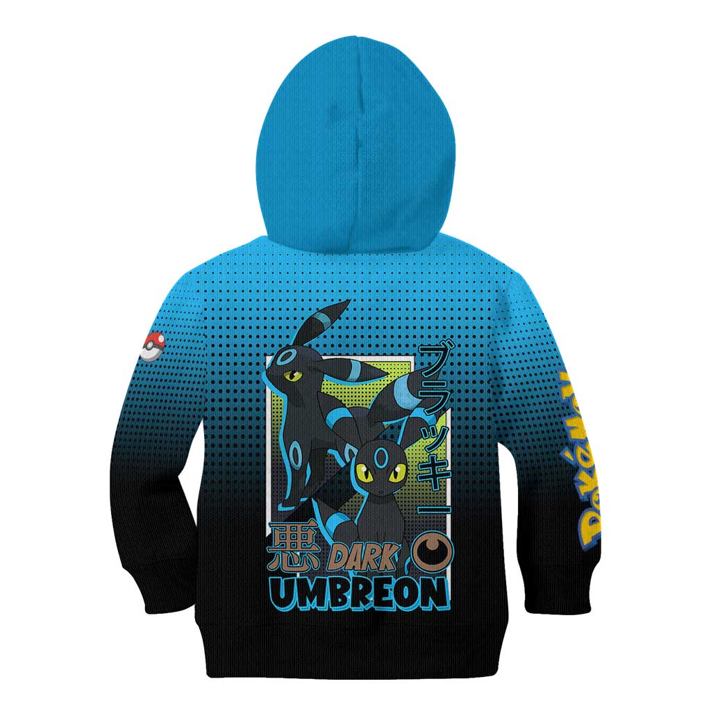 Umbreon from Poké Kid Hoodie with Dark Type Power and Stylish Design - The Mazicc