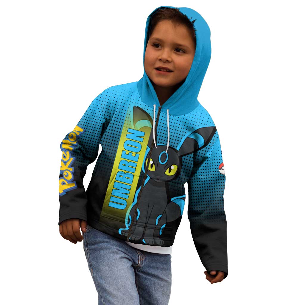 Umbreon from Poké Kid Hoodie with Dark Type Power and Stylish Design - The Mazicc
