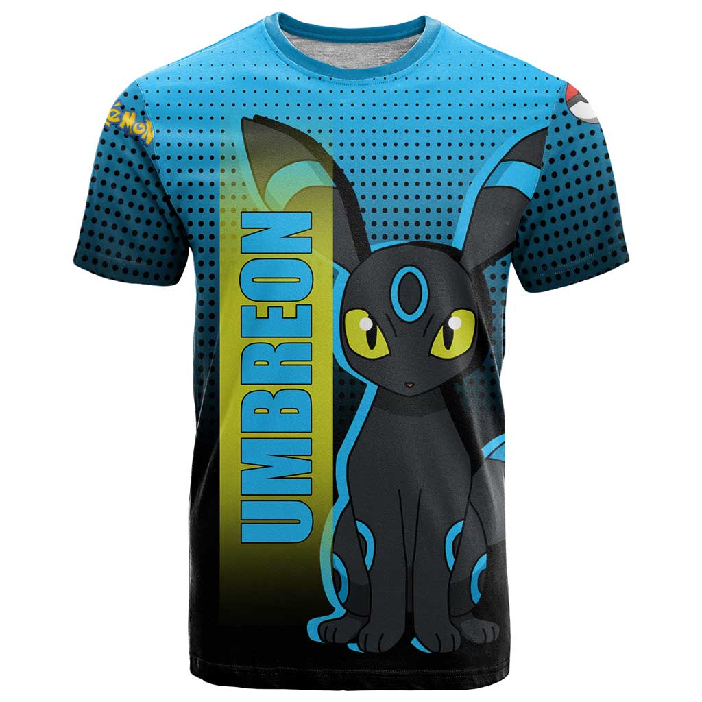 Umbreon from Poké T Shirt with Dark Type Power and Stylish Design - The Mazicc