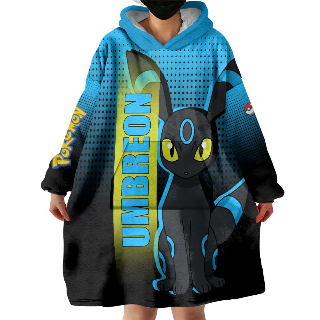 Umbreon from Poké Wearable Blanket Hoodie with Dark Type Power and Stylish Design - The Mazicc