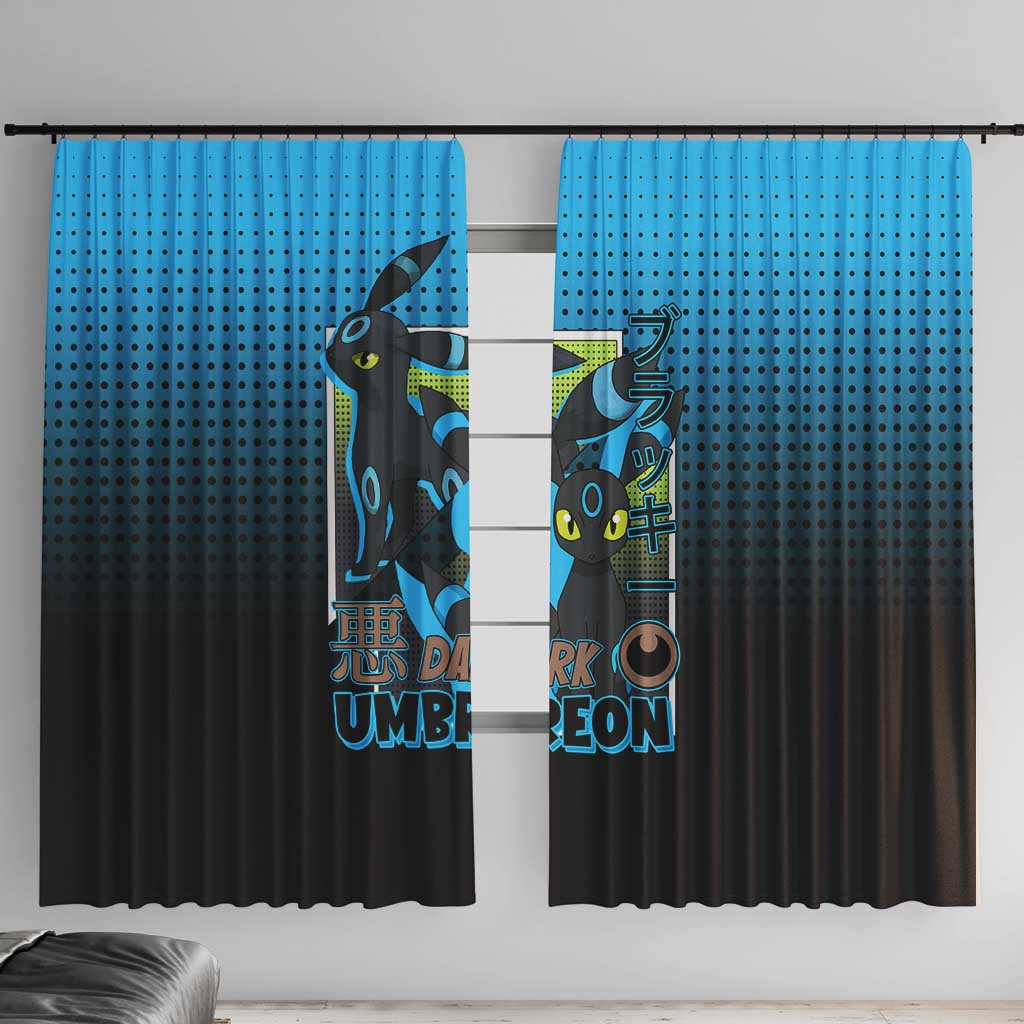 Umbreon from Poké Window Curtain with Dark Type Power and Stylish Design - The Mazicc