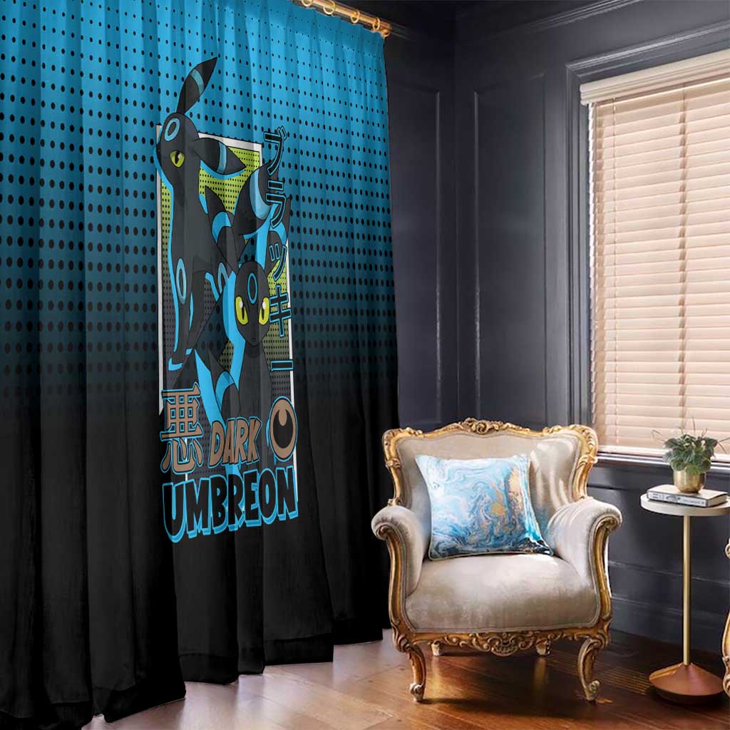 Umbreon from Poké Window Curtain with Dark Type Power and Stylish Design - The Mazicc
