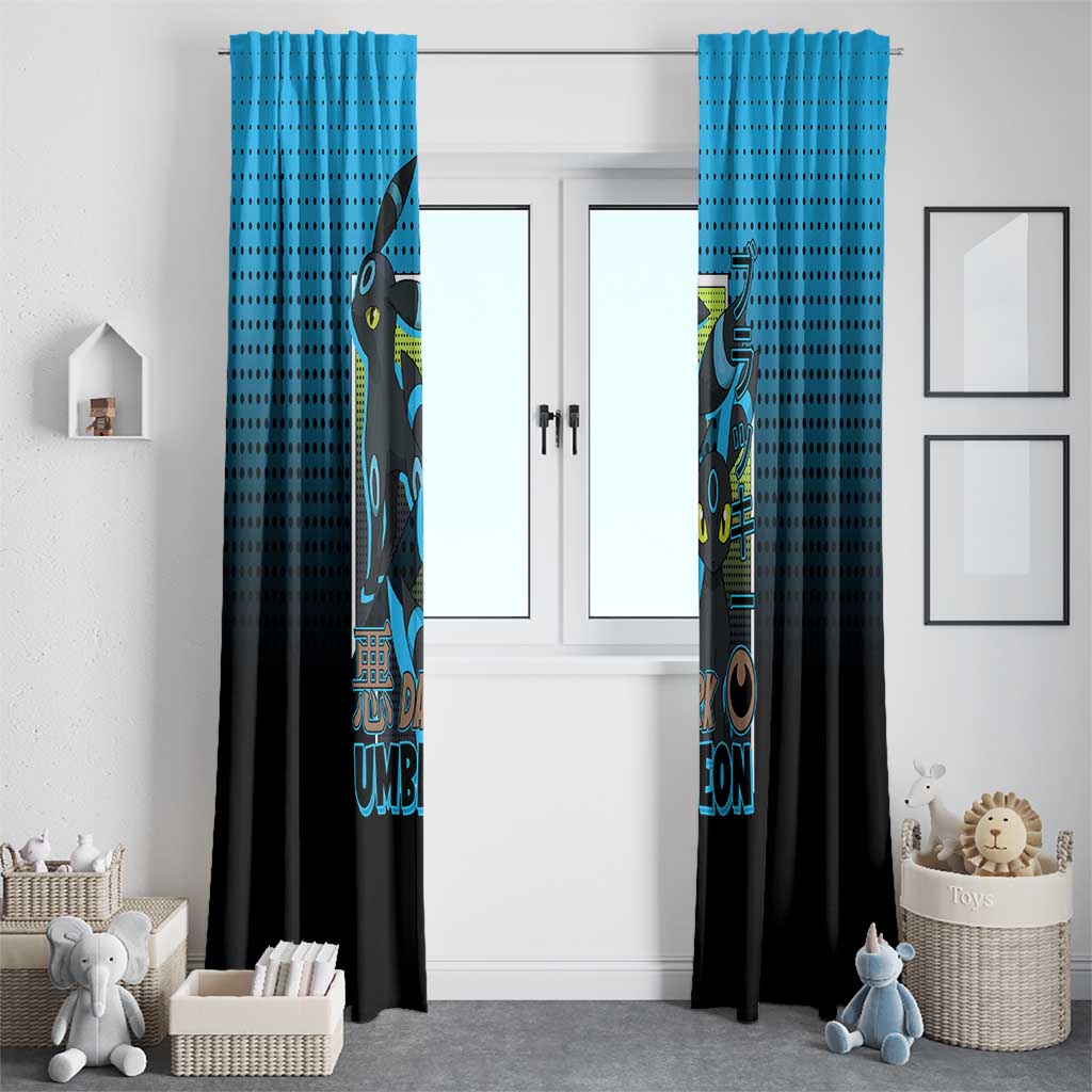 Umbreon from Poké Window Curtain with Dark Type Power and Stylish Design - The Mazicc