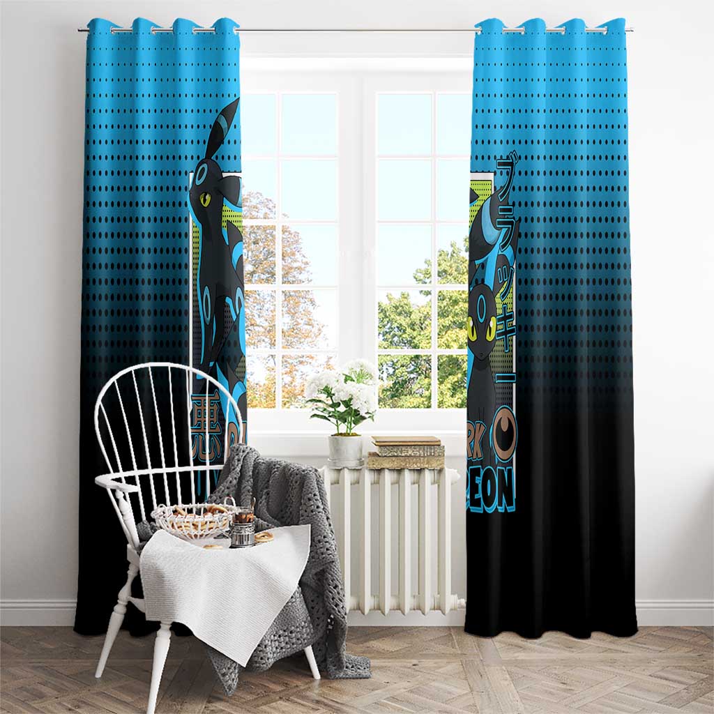 Umbreon from Poké Window Curtain with Dark Type Power and Stylish Design - The Mazicc