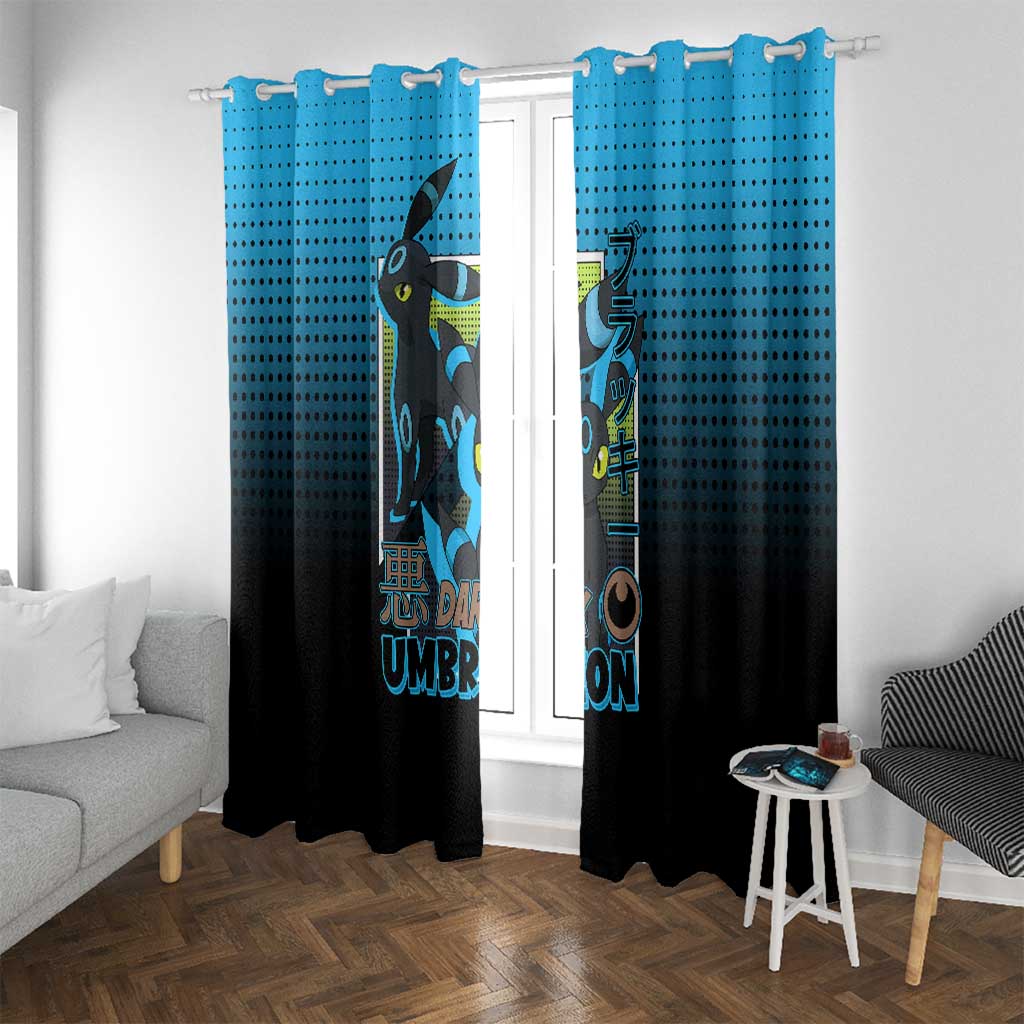 Umbreon from Poké Window Curtain with Dark Type Power and Stylish Design - The Mazicc