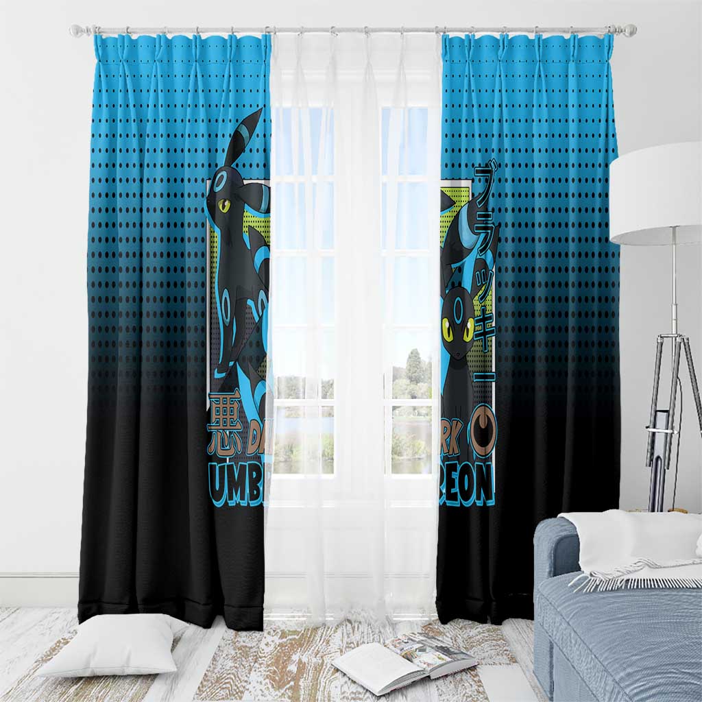 Umbreon from Poké Window Curtain with Dark Type Power and Stylish Design - The Mazicc