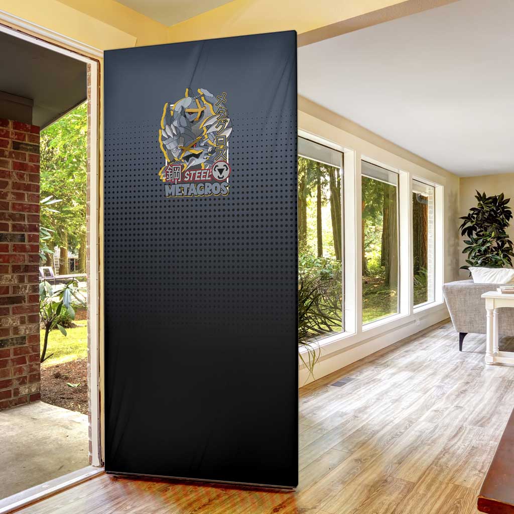 Metagross from Poké Door Cover with Steel and Psychic Types Featuring Powerful Design - The Mazicc