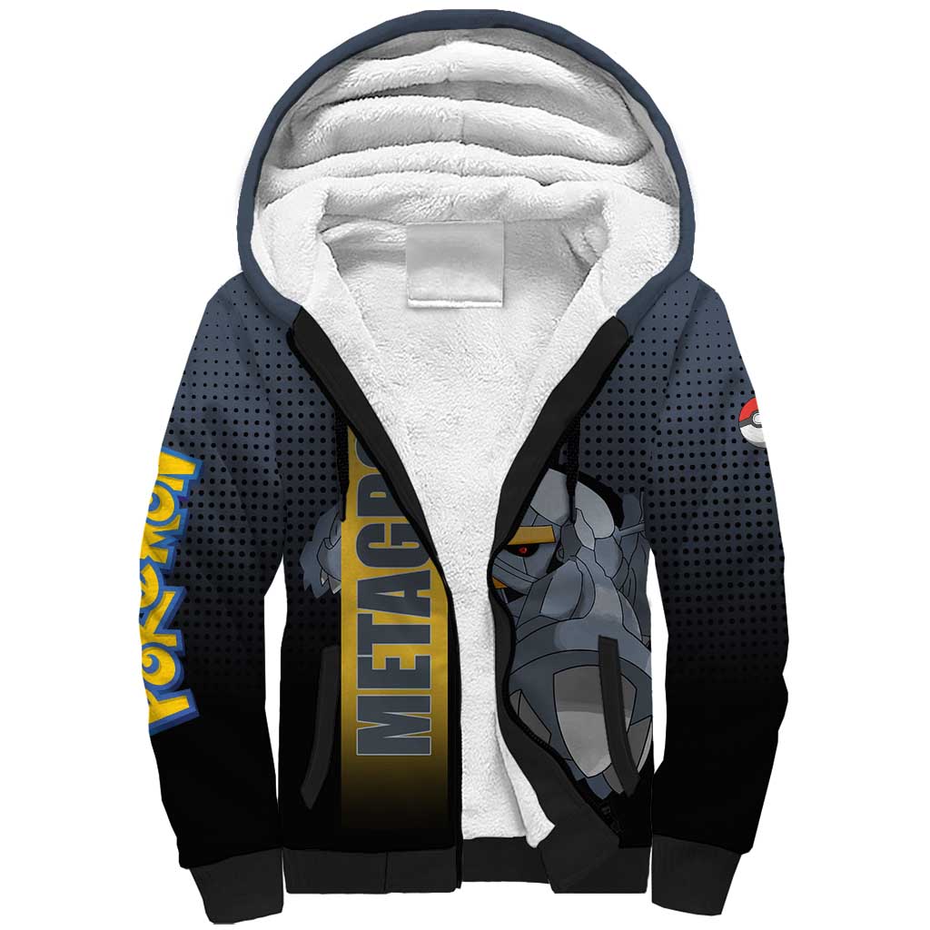Metagross from Poké Sherpa Hoodie with Steel and Psychic Types Featuring Powerful Design - The Mazicc