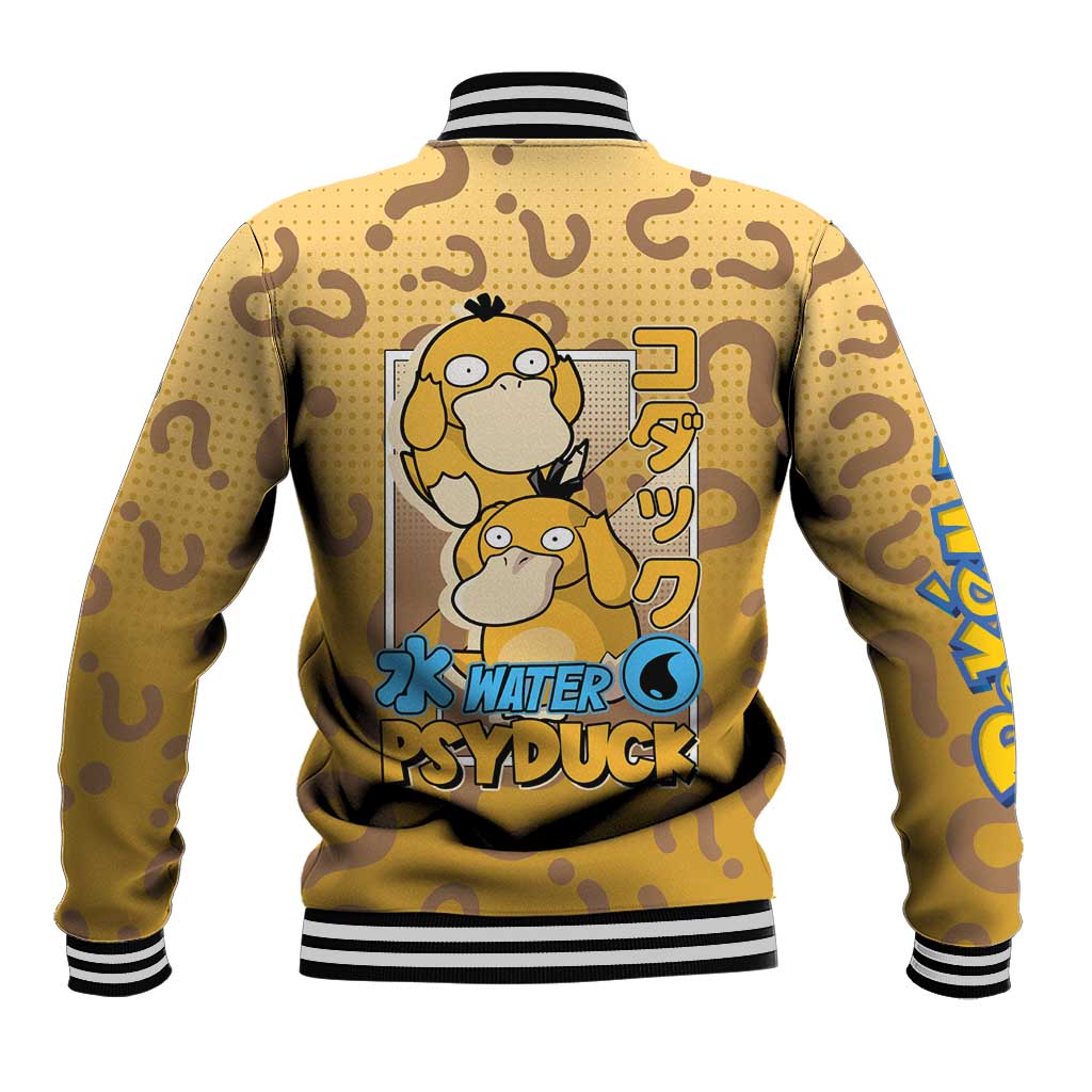 Psyduck from Poké Baseball Jacket with Water Type Power and Confused Expression Design - The Mazicc