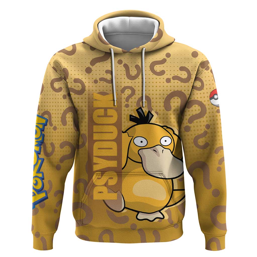 Psyduck from Poké Hoodie with Water Type Power and Confused Expression Design - The Mazicc
