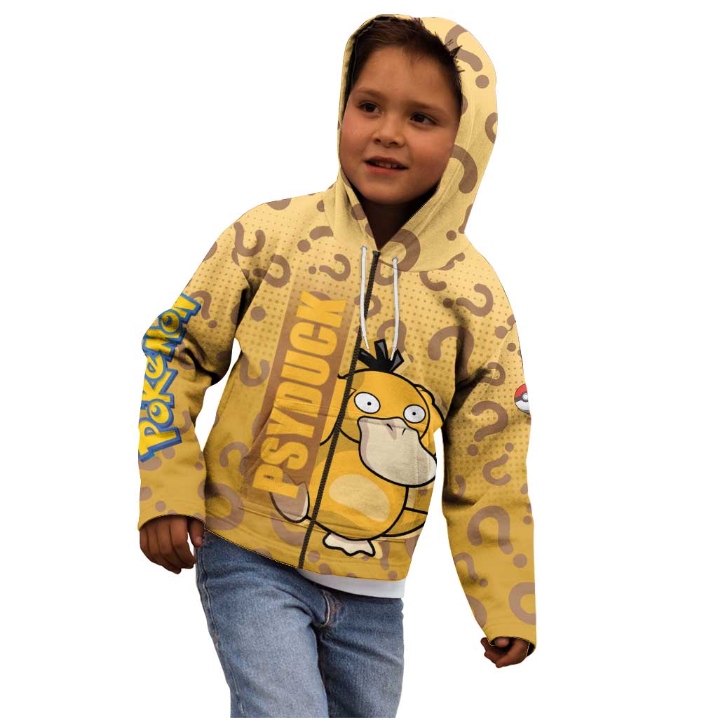 Psyduck from Poké Kid Hoodie with Water Type Power and Confused Expression Design - The Mazicc