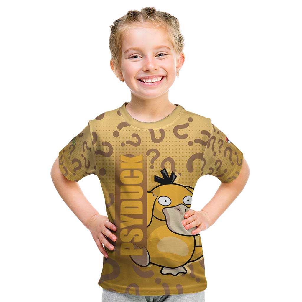 Psyduck from Poké Kid T Shirt with Water Type Power and Confused Expression Design - The Mazicc