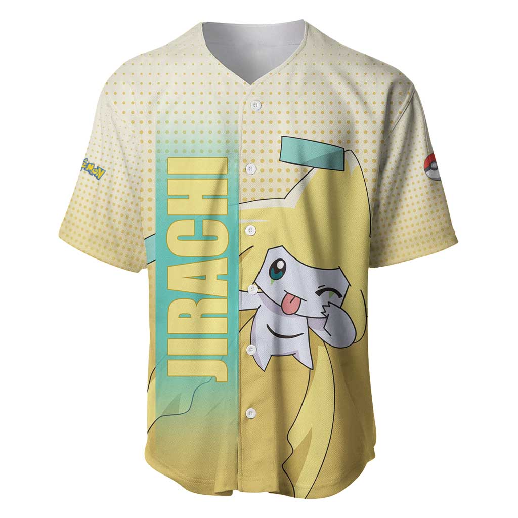 Jirachi from Poké Baseball Jersey with Psychic Type Power and Cute Design - The Mazicc