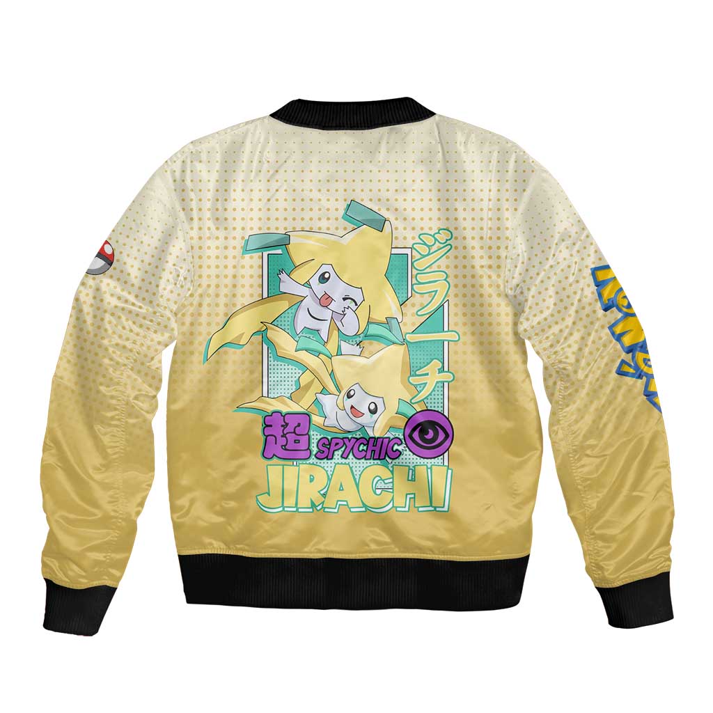Jirachi from Poké Bomber Jacket with Psychic Type Power and Cute Design - The Mazicc