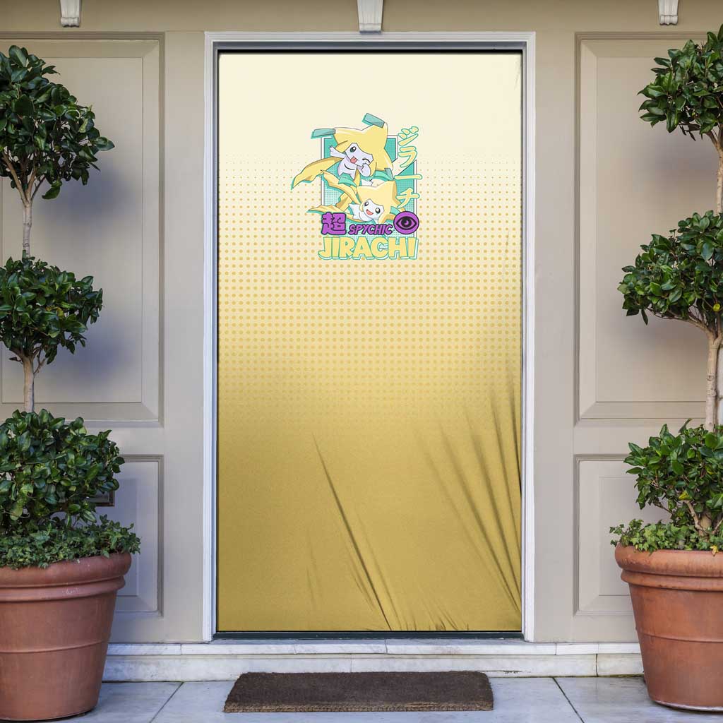 Jirachi from Poké Door Cover with Psychic Type Power and Cute Design - The Mazicc