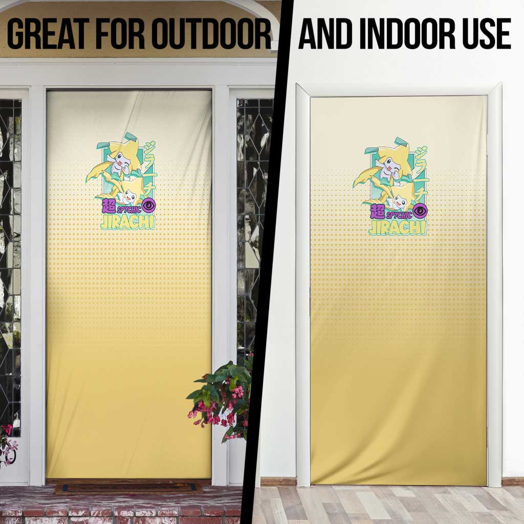 Jirachi from Poké Door Cover with Psychic Type Power and Cute Design - The Mazicc