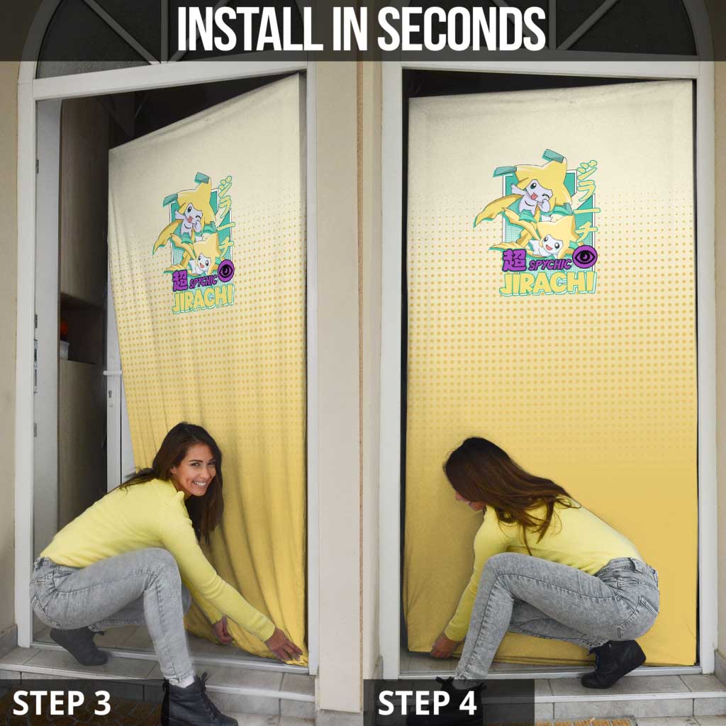 Jirachi from Poké Door Cover with Psychic Type Power and Cute Design - The Mazicc