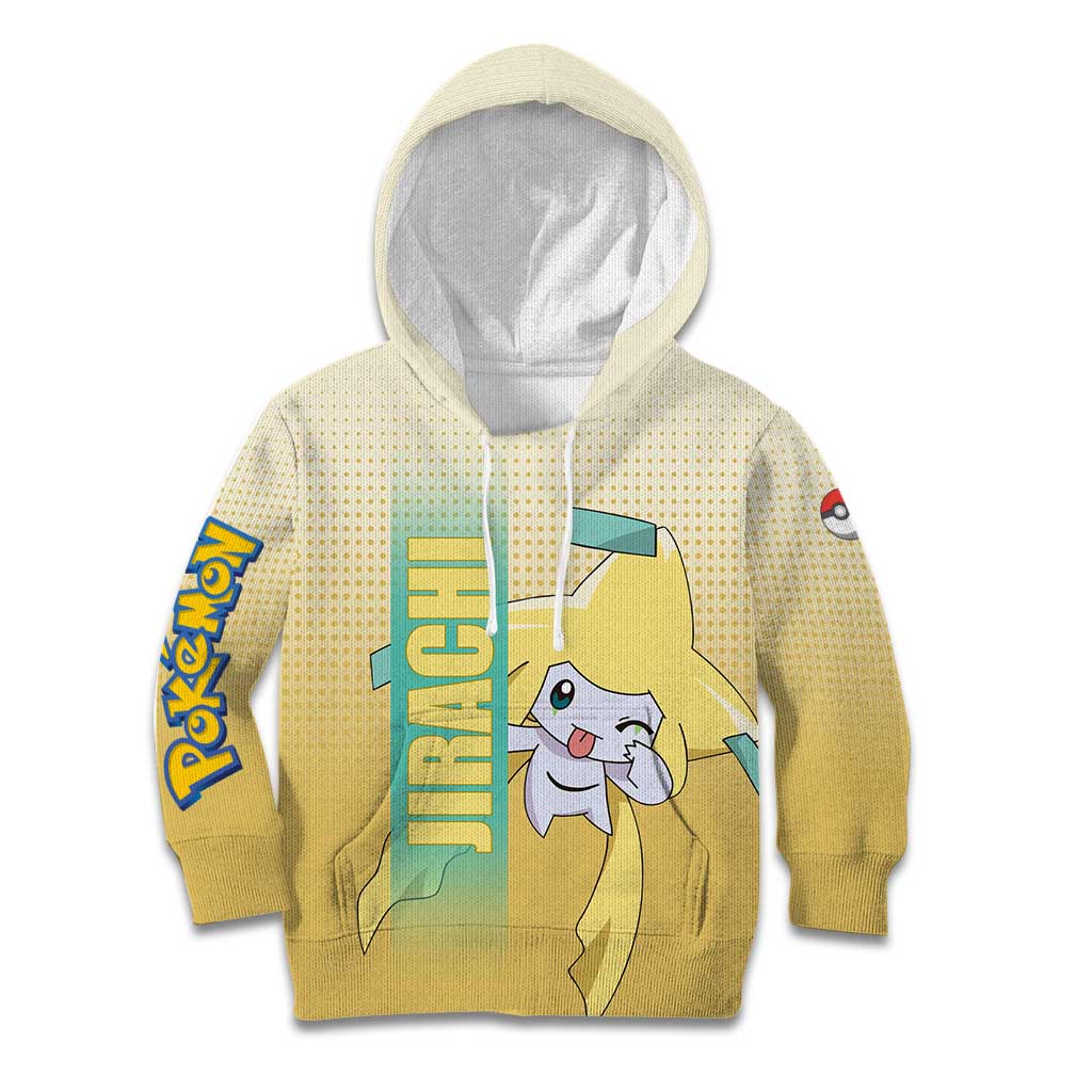 Jirachi from Poké Kid Hoodie with Psychic Type Power and Cute Design - The Mazicc