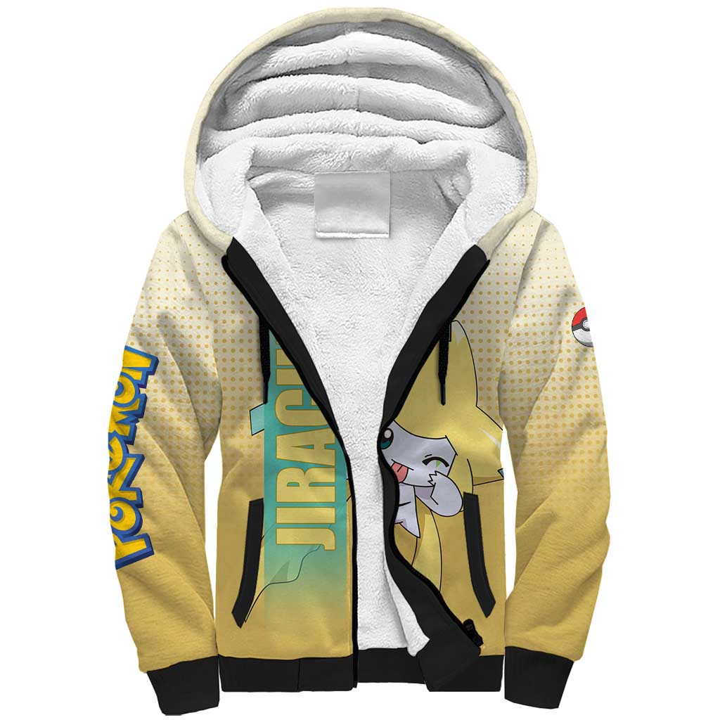 Jirachi from Poké Sherpa Hoodie with Psychic Type Power and Cute Design - The Mazicc