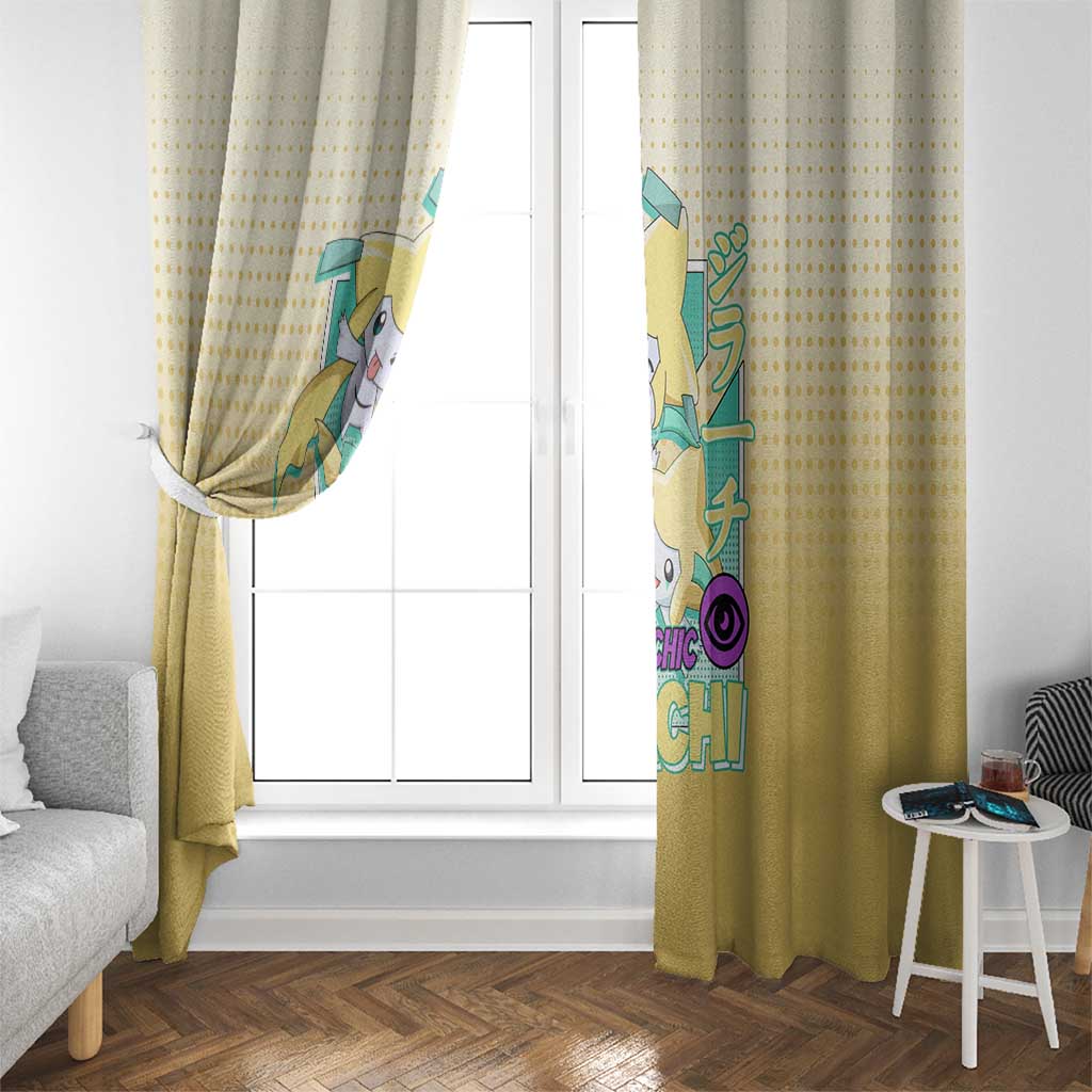 Jirachi from Poké Window Curtain with Psychic Type Power and Cute Design - The Mazicc