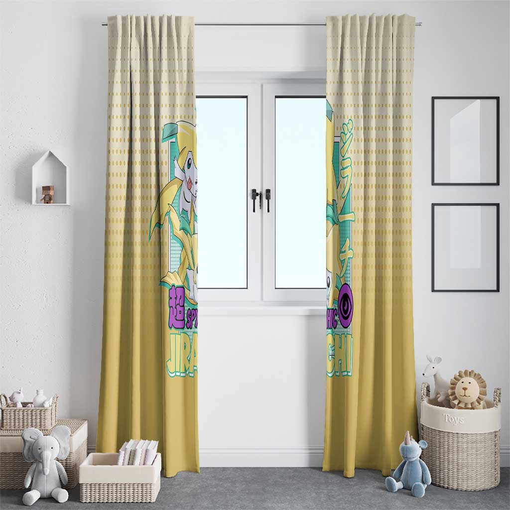 Jirachi from Poké Window Curtain with Psychic Type Power and Cute Design - The Mazicc