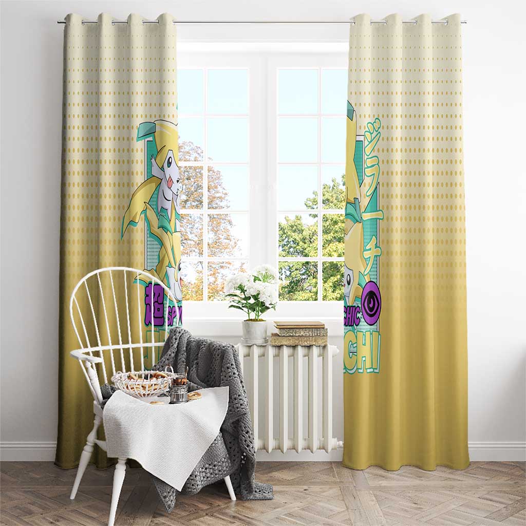Jirachi from Poké Window Curtain with Psychic Type Power and Cute Design - The Mazicc
