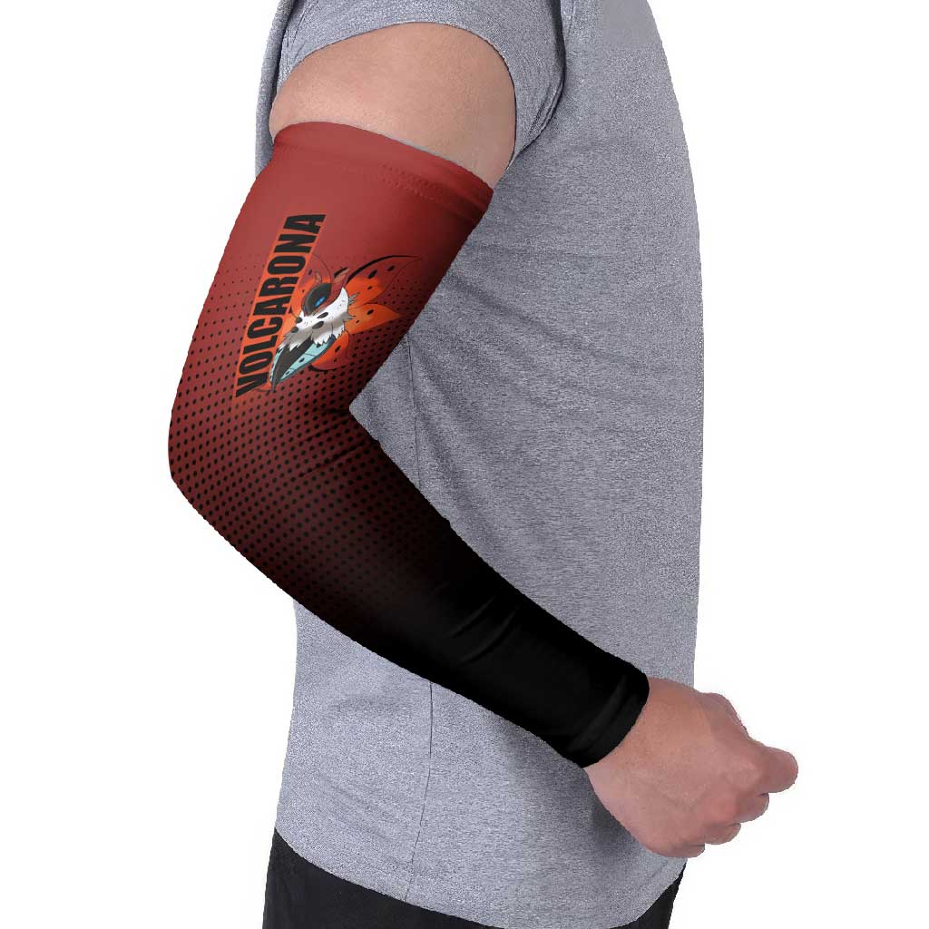 Volcarona from Poké Arm Sleeves Bug and Fire Types Featuring Bright and Fiery Design - The Mazicc