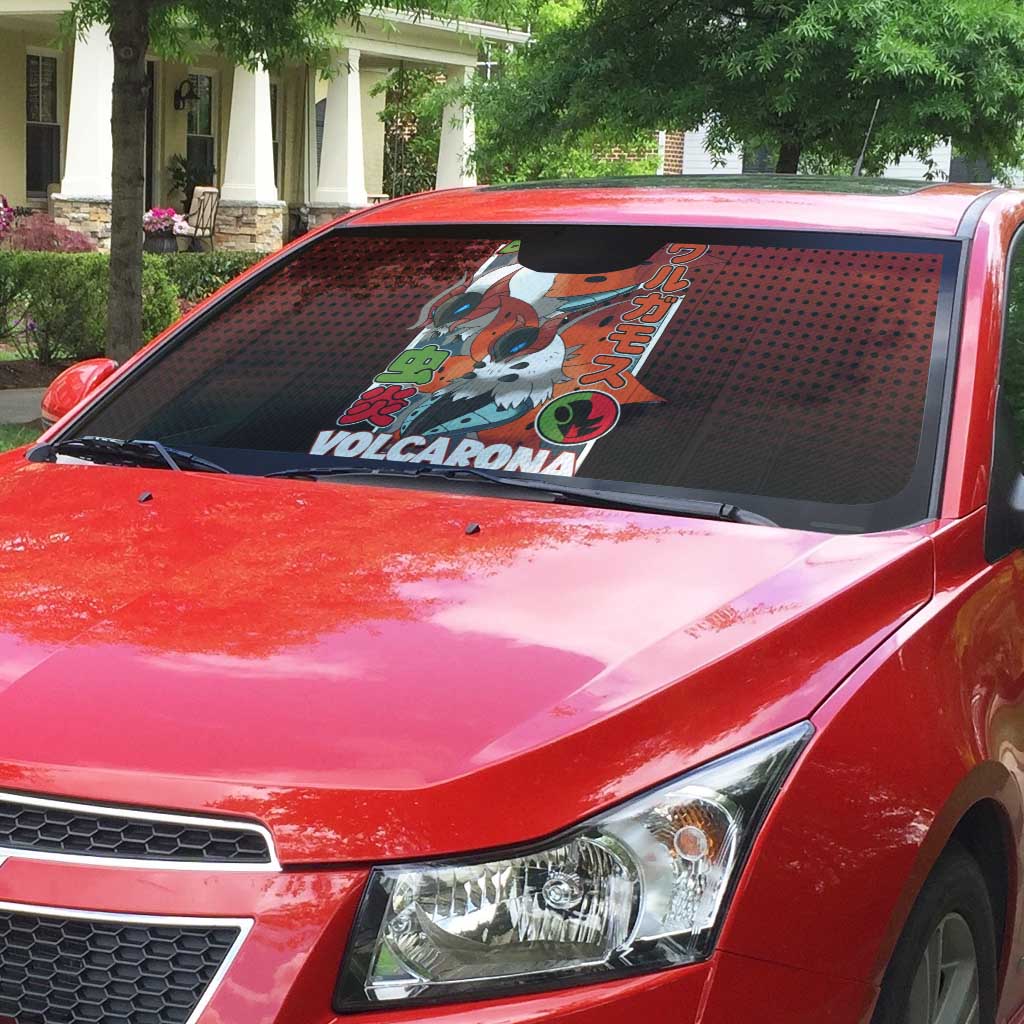 Volcarona from Poké Auto Sun Shade Bug and Fire Types Featuring Bright and Fiery Design - The Mazicc