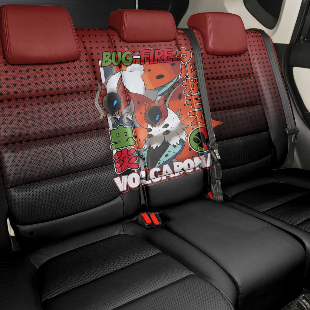 Volcarona from Poké Back Car Seat Cover Bug and Fire Types Featuring Bright and Fiery Design - The Mazicc