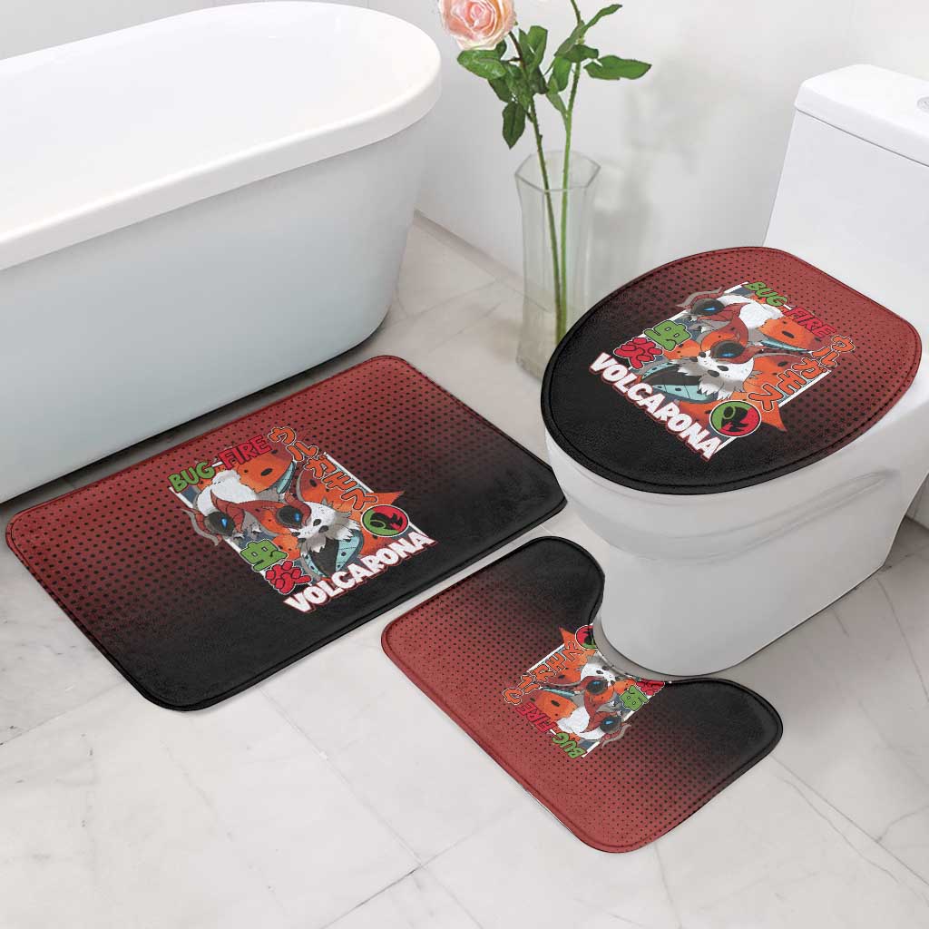 Volcarona from Poké Bathroom Set Bug and Fire Types Featuring Bright and Fiery Design - The Mazicc