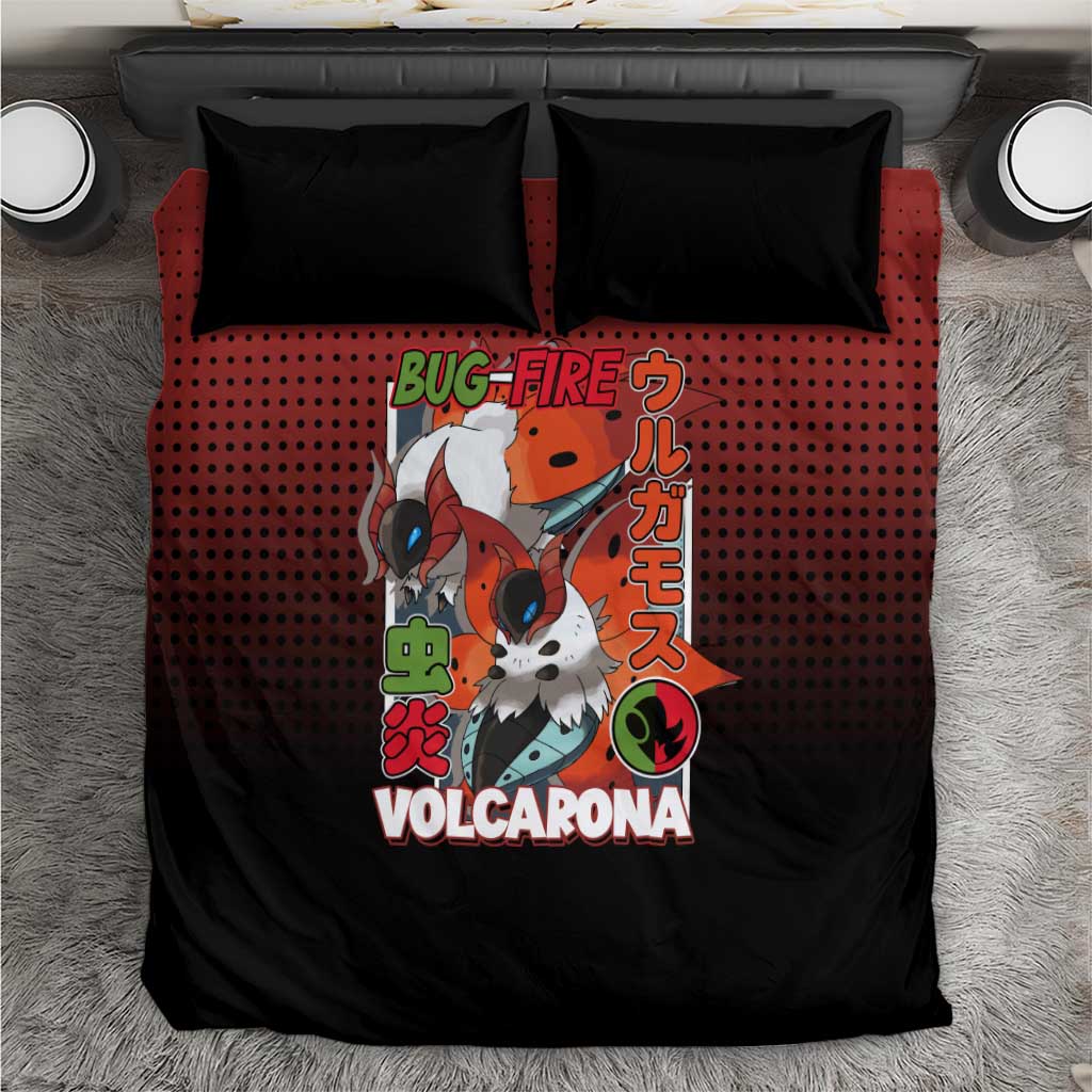 Volcarona from Poké Bedding Set Bug and Fire Types Featuring Bright and Fiery Design - The Mazicc
