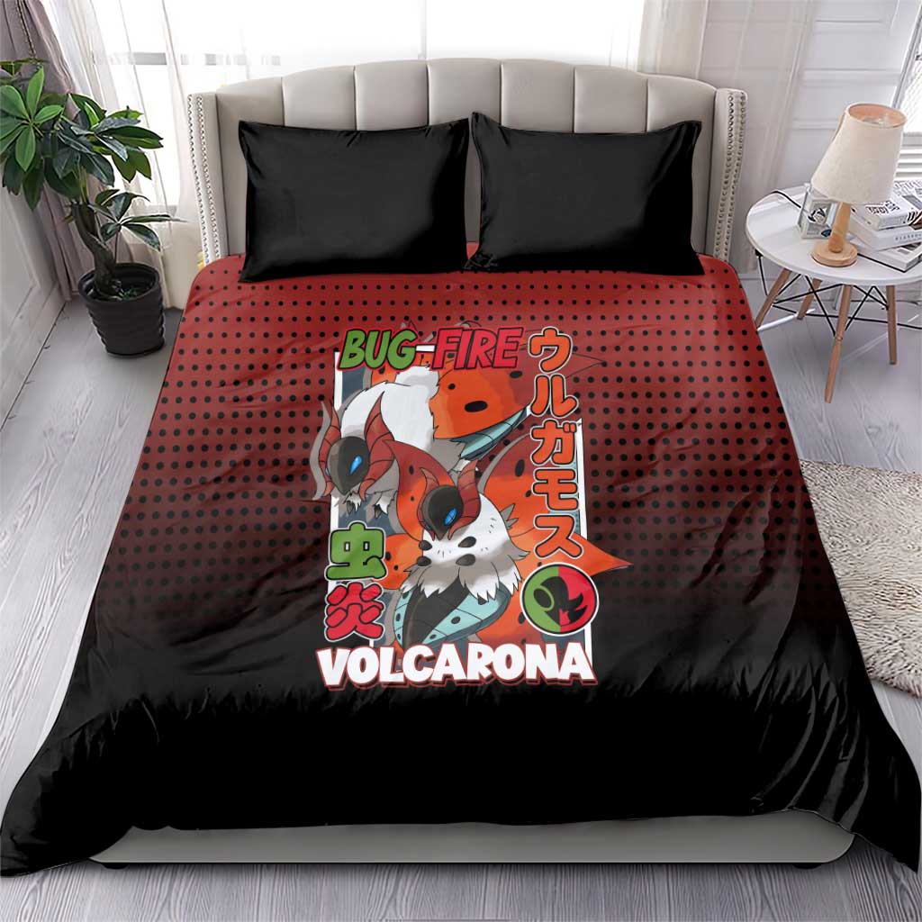 Volcarona from Poké Bedding Set Bug and Fire Types Featuring Bright and Fiery Design - The Mazicc