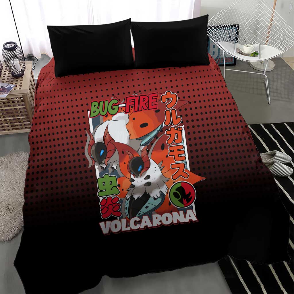 Volcarona from Poké Bedding Set Bug and Fire Types Featuring Bright and Fiery Design - The Mazicc