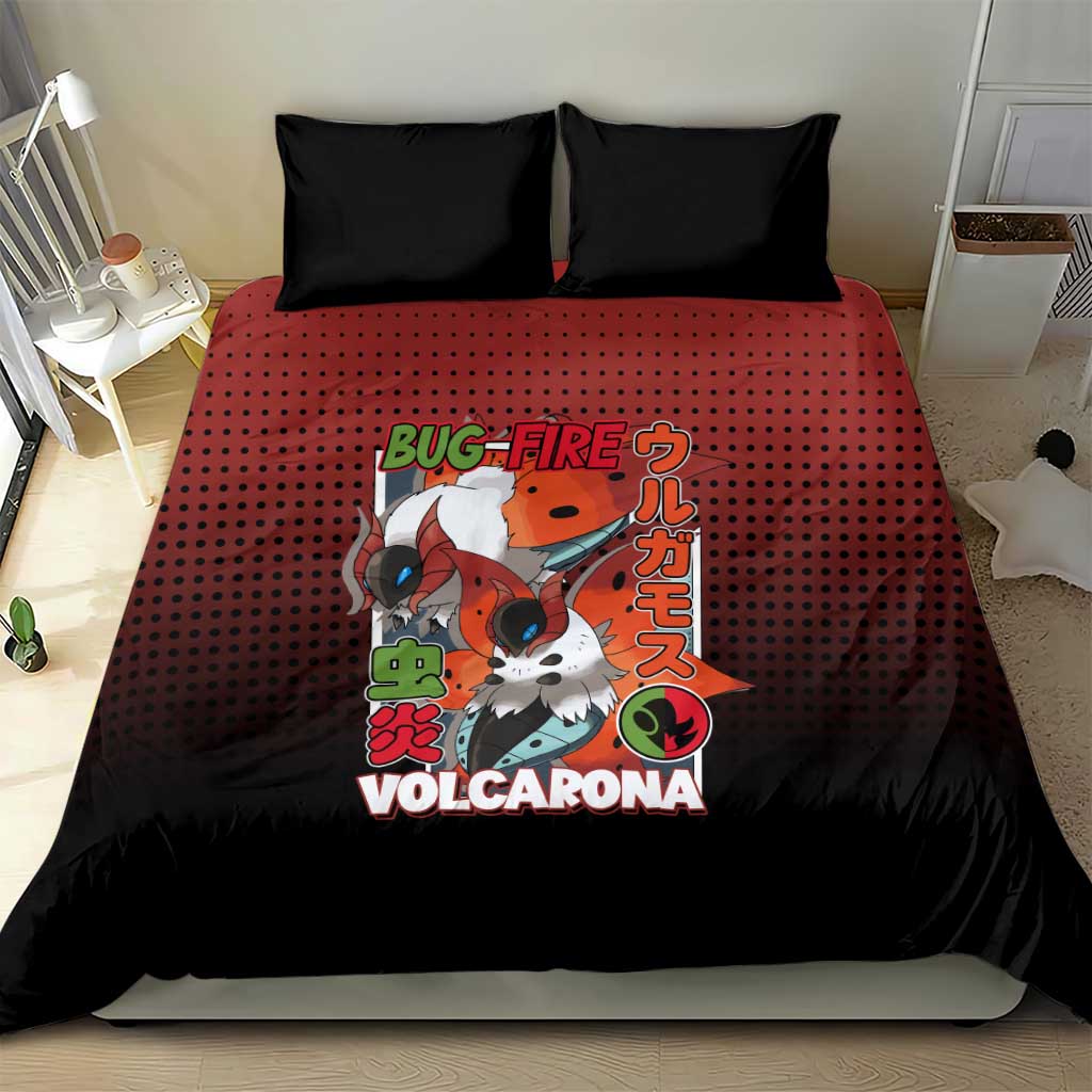 Volcarona from Poké Bedding Set Bug and Fire Types Featuring Bright and Fiery Design - The Mazicc