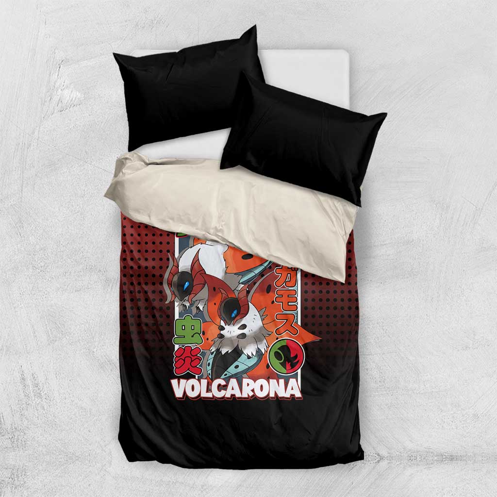 Volcarona from Poké Bedding Set Bug and Fire Types Featuring Bright and Fiery Design - The Mazicc