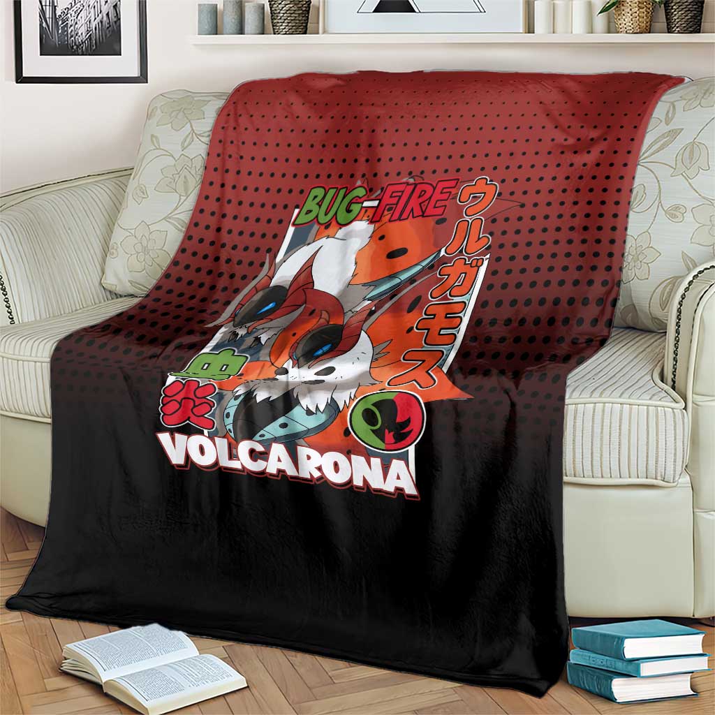 Volcarona from Poké Blanket Bug and Fire Types Featuring Bright and Fiery Design - The Mazicc