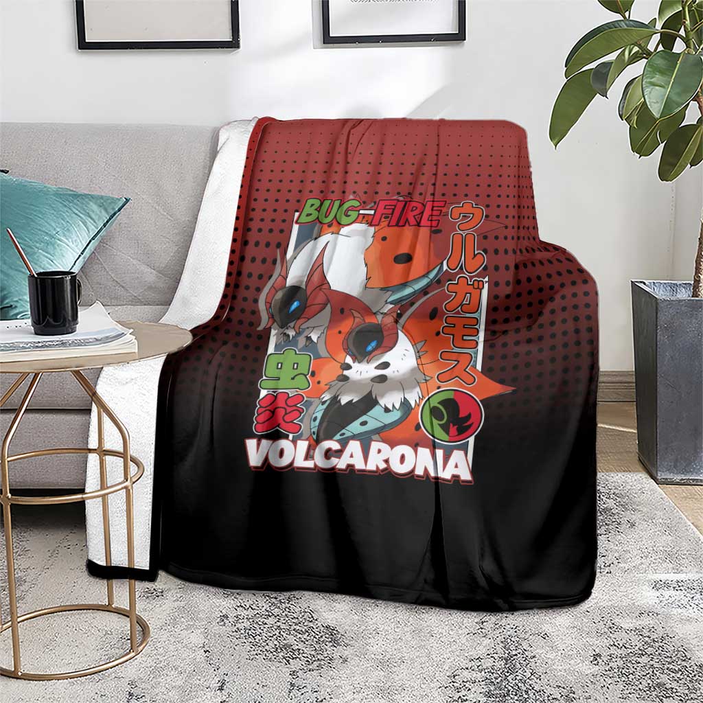 Volcarona from Poké Blanket Bug and Fire Types Featuring Bright and Fiery Design - The Mazicc