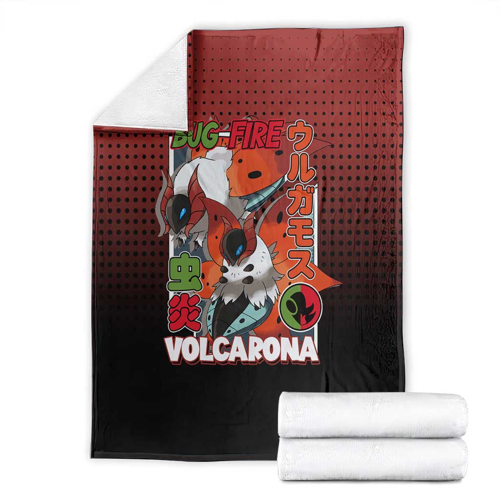 Volcarona from Poké Blanket Bug and Fire Types Featuring Bright and Fiery Design - The Mazicc