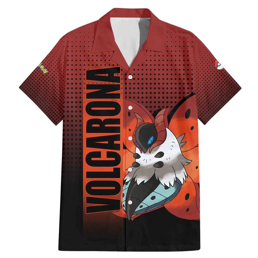 Volcarona from Poké Family Matching Mermaid Dress and Hawaiian Shirt Bug and Fire Types Featuring Bright and Fiery Design - The Mazicc