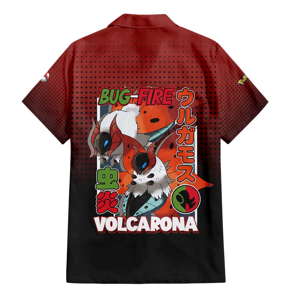 Volcarona from Poké Family Matching Mermaid Dress and Hawaiian Shirt Bug and Fire Types Featuring Bright and Fiery Design - The Mazicc
