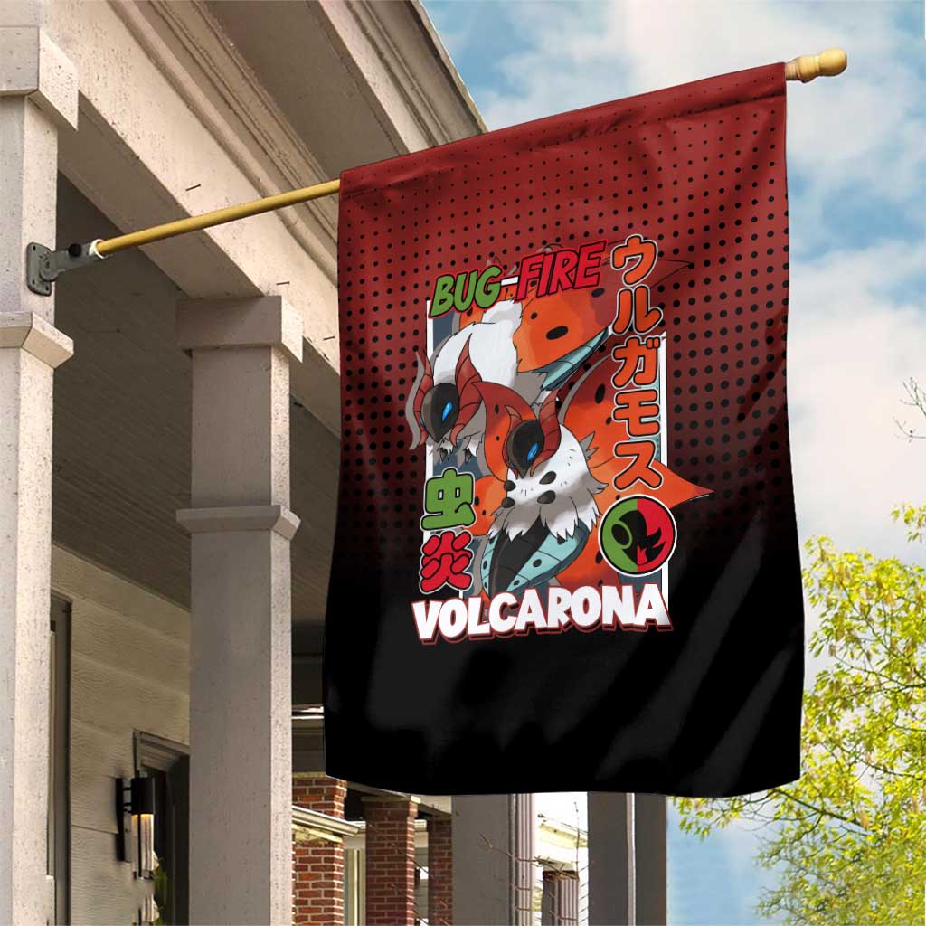 Volcarona from Poké Garden Flag Bug and Fire Types Featuring Bright and Fiery Design - The Mazicc