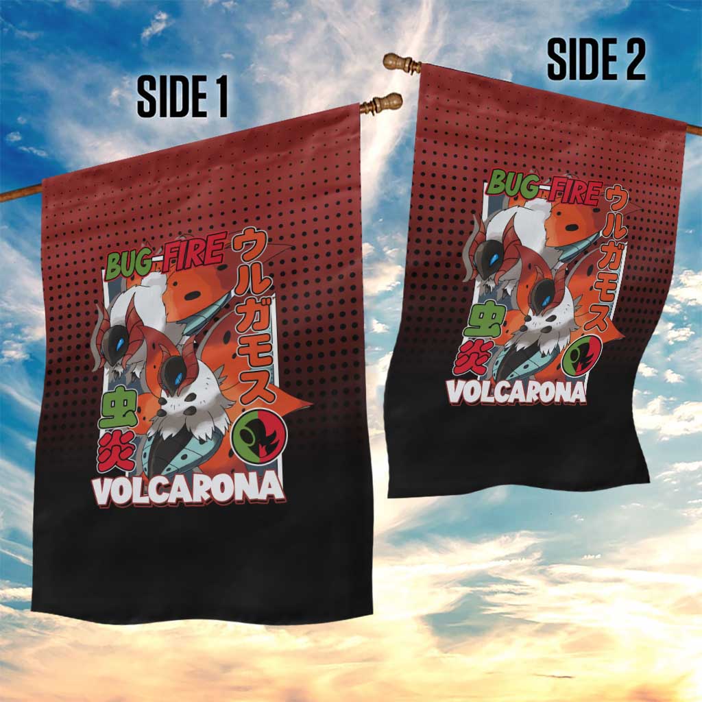 Volcarona from Poké Garden Flag Bug and Fire Types Featuring Bright and Fiery Design - The Mazicc